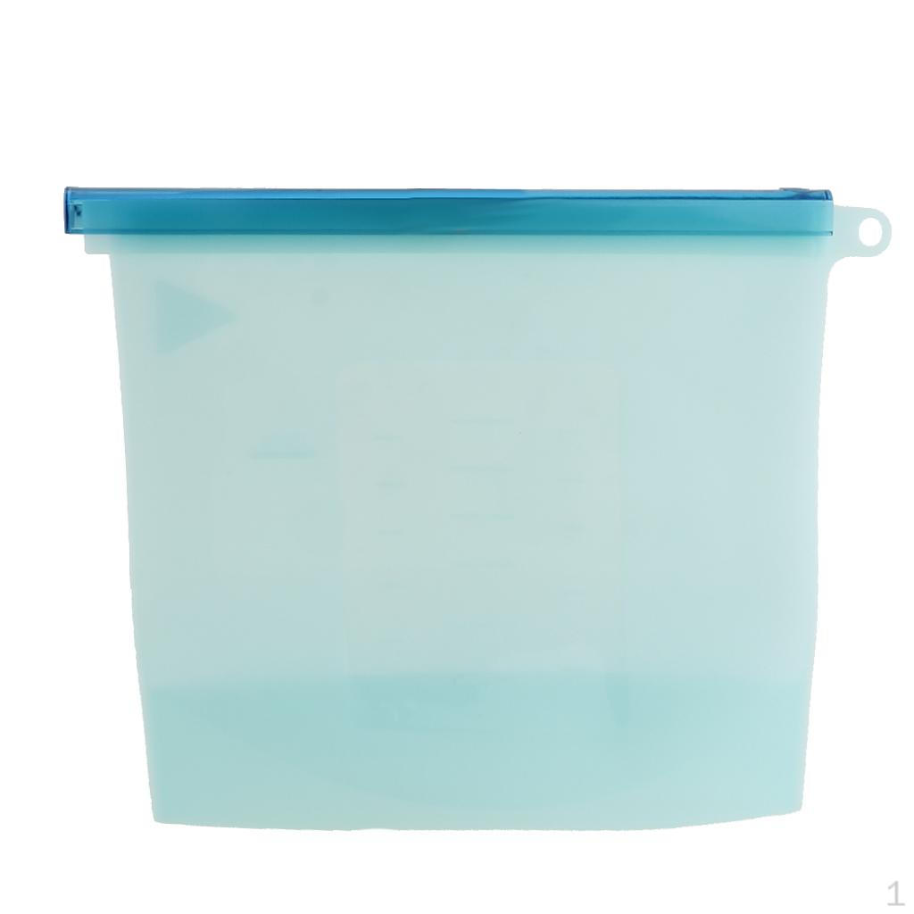 

Pink / Blue White Silicone Food Container Vacuum Sealed синий