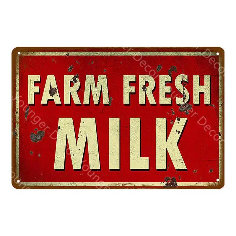 Family Butchers Tin Signs Beef Cuts Duck Eggs Wool Vintage Metal Plaque Farmhouse Farm Shop Wall Decor Cow Pig Poster YI-120