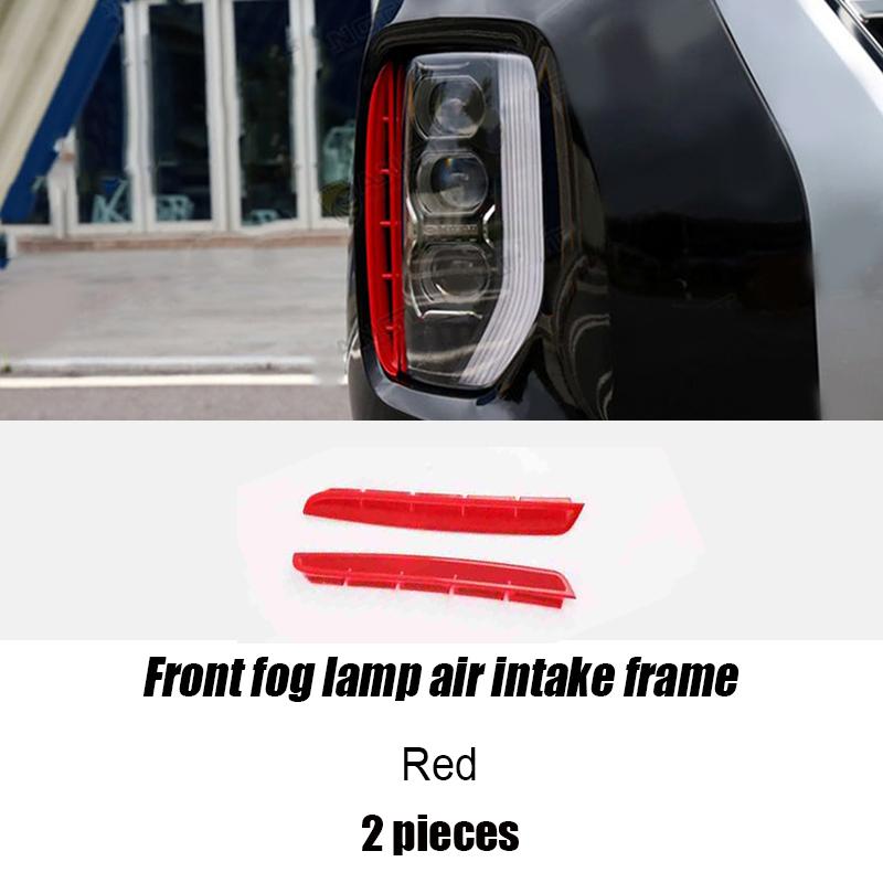 

For Hyundai Palisade 2018 Front fog lamp air intake frame Decorative frame sticker Interior modification 8503