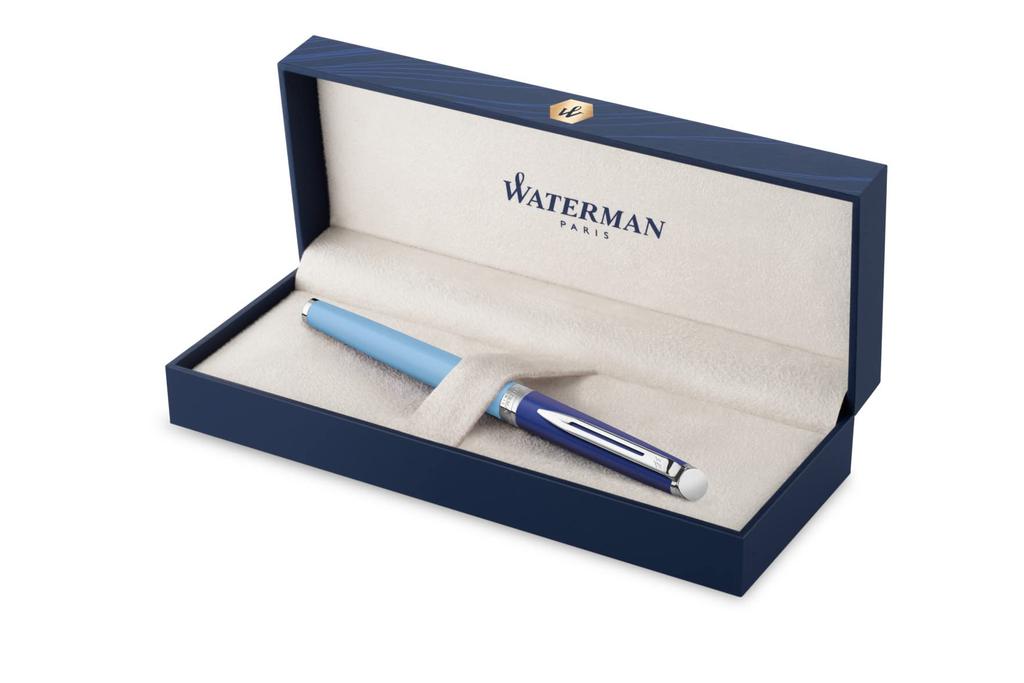 WATERMAN Fountain Pen F Fine Point Metropolitan Essential Blue CT 2180128 Regular Imported Product Dual-use