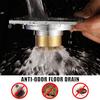 Floor Drain Anti-Odor Shower Drain Anti-clogging Hair Stopper Catcher Sink Strainer Drain Protectors Drainer with Removable Strainer Cover