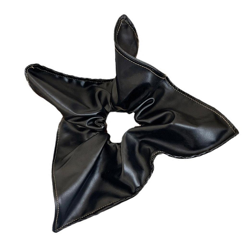 Lustrous PU Hair Scrunchies for Adult Teens Fashion Hair Rope Ponytail Holder Hairtie for Any Outfit Party Hair Decors