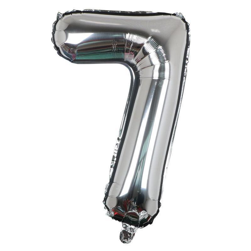 32 Inch Digital Aluminum Film Balloon, Medium Digital Gold Silver Red Black Gradual Change Color Birthday Decoration Wedding Party Balloon