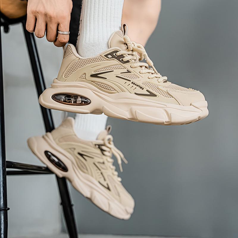 New Men's Fashion Casual Shoes Boys Students Trending Soft Sole Comfortable Sneakers Male Classic Breathable Gym Shoes