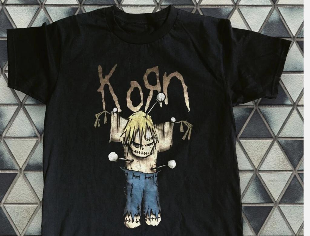 KORN Voodoo Doll Bootleg Black Unisex T-shirt Size S-5XL