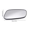 Front Door Wing Mirror Glass with Mount Waterproof Anti-Glare Rear View Mirror Lens for Discovery 2 CRD100640 CRD100650
