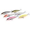 White Minnow Long Cast Lure with Suspension Beads for Night Freshwater Fishing