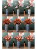 35CM Blue and White Porcelain Vase: Chinese-Style Ceramic Flower Container for Hydroponic Bamboo or Living Room Décor.