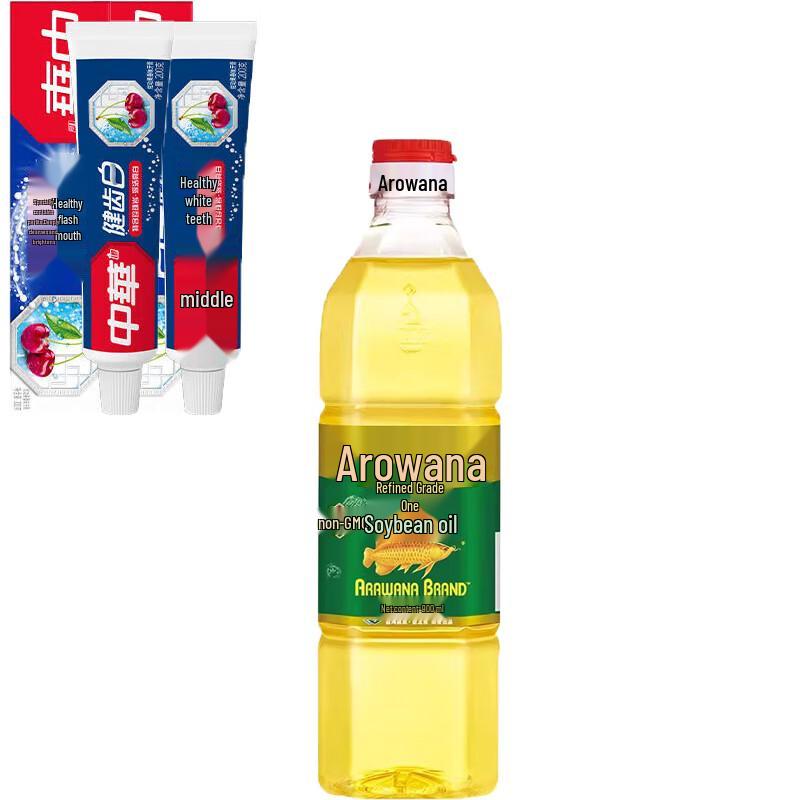 Zhonghua Healthy Teeth White Toothpaste & Soybean Oil Bundle
