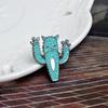 Cute Cartoon Cactus Brooch Button Jeans Decoration Pin Collar Accessories