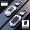 Zinc Alloy Silicone Car Key Case Shell for VW Skoda Kadioq Superb Protector Key Cover Metal Shell Keychain Accessories