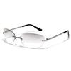 Fashion Oval Women's Rimless Sunglasses Futuristic Glasses Y2K Sexy Spice Girl Sun Glasses Retro Frameless Eyeglasses Oculos