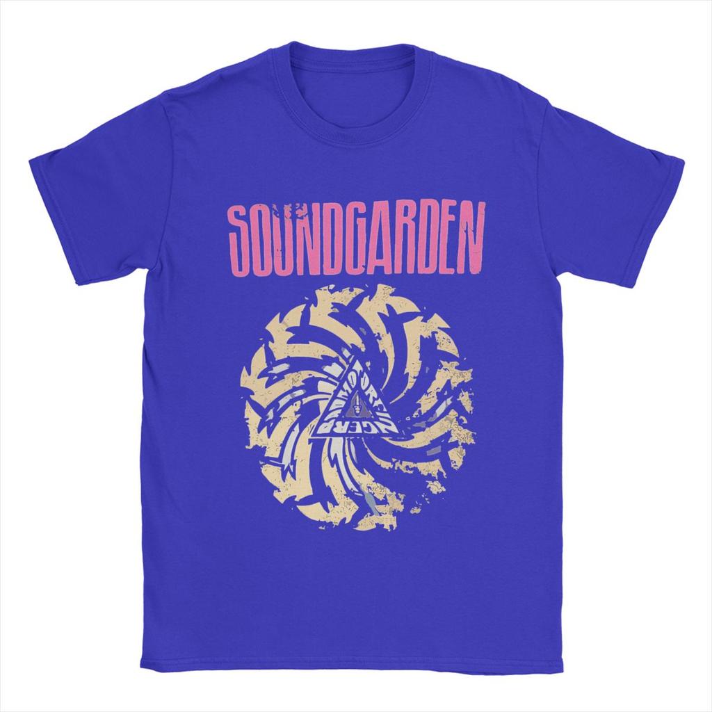 Soundgardens Band T Shirts for Men 100% Cotton Vintage T-Shirts Round Collar Tees Short Sleeve Clothes 6XL