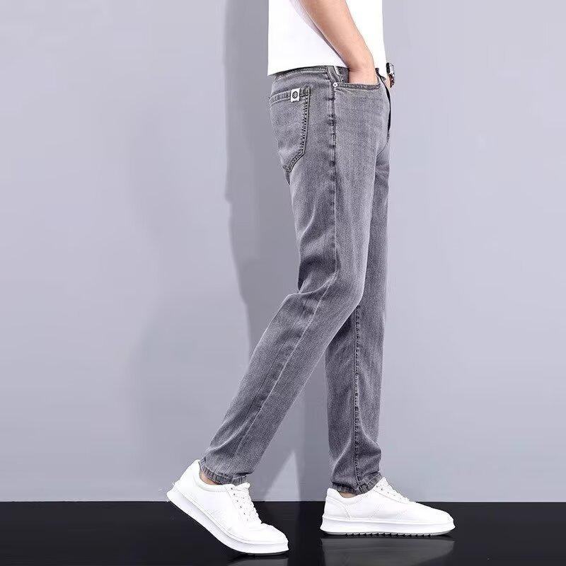 

Джинсы JYL мужские прямые осенние винтажные стираные Cleanfit универсальные расклешенные джинсовые 32 античный рубиновый