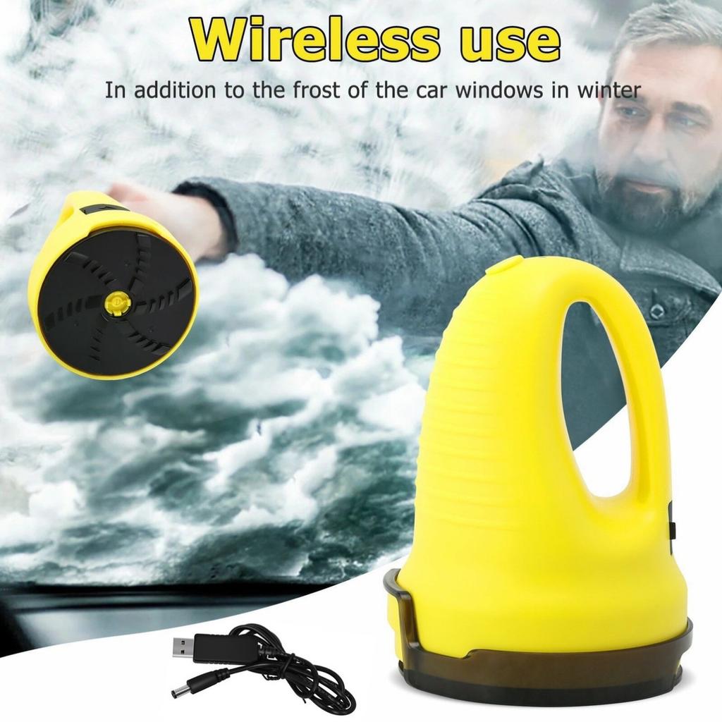 Winter Car Snow Remover Electric Ice Scraper Usb Charging Car Window Windshield De-icer Car Snow Scraper Car Maintenance Tool