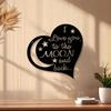 Romantic Iron Wall Art Heart Quote Decor for Home Office Cafe Valentine