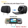Universal Car Headrest Monitor 7inch LCD Screen Rear Seat Pillow For MP4 MP5 DVD Player Support AV/USB/SD/FM/Headphone/Bluetooth