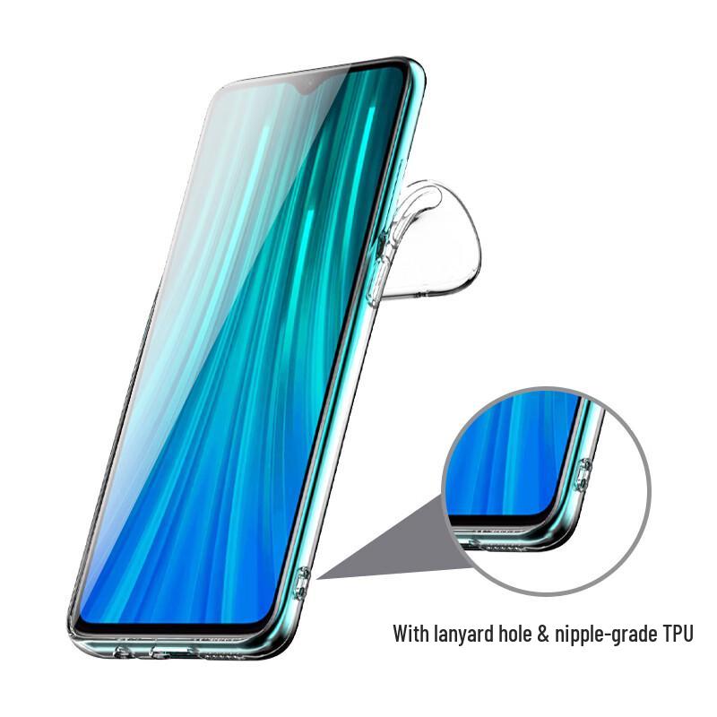 AOLANG Transparente Stoßfeste TPU Handyhülle für Redmi