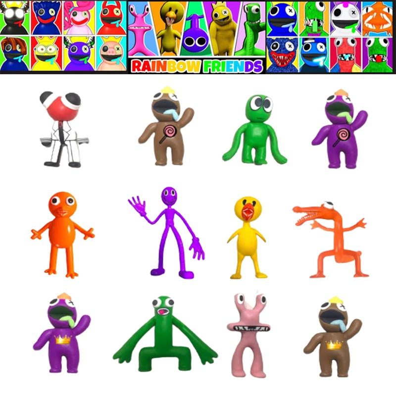 Roblox Rainbow Friends Figure Toy Model Durable Colorful Cake Topper Ornament For Kids' Xmas Gifts