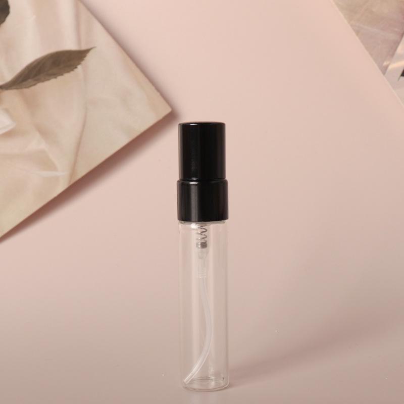 2/3/5/10ml High-End Transparent Glass Perfume Spray Bottle - Portable and Refillable