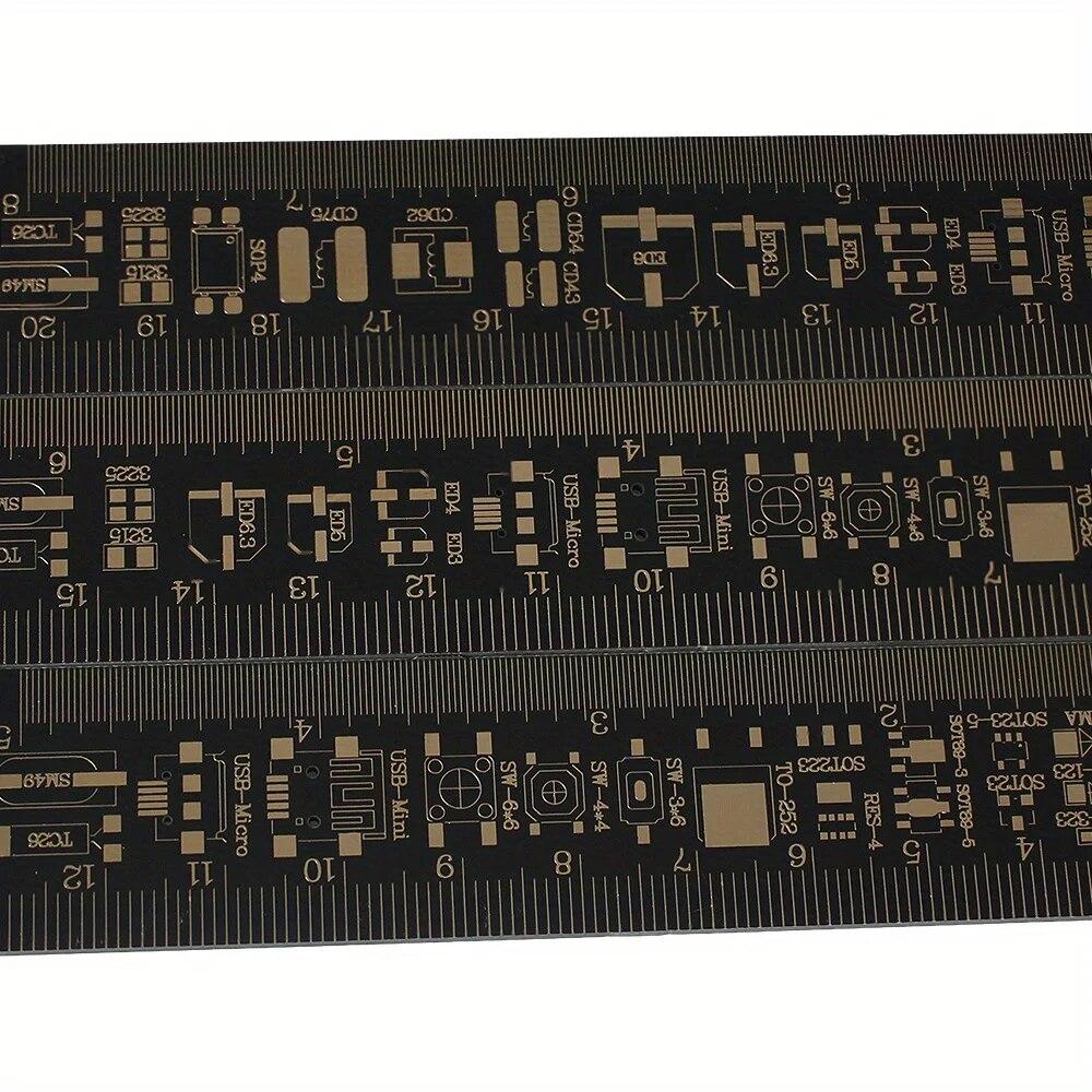 3 typ wielofunkcyjne narzędzie pomiarowe linijka PCB rezystor chip kondensatora IC dioda SMD tranzystor 15/20/25 cm dla Arduino