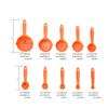 10PCS with Scale Measuring Spoon Teaspoon Multipurpose Spoon Cake Baking Flour Food Measuring Cup Home Kitchen Accessories Cooking Tools