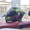 Motorcycle big tail helmet full helmet can be installed Bluetooth headset men's four seasons electric vehicle locomotive riding safety