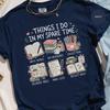 Things I Do Journaling Activities T-Shirt, Self Care Hobbies Cozy Aesthetic Gift for Introvert, Writer Mental Health Tee