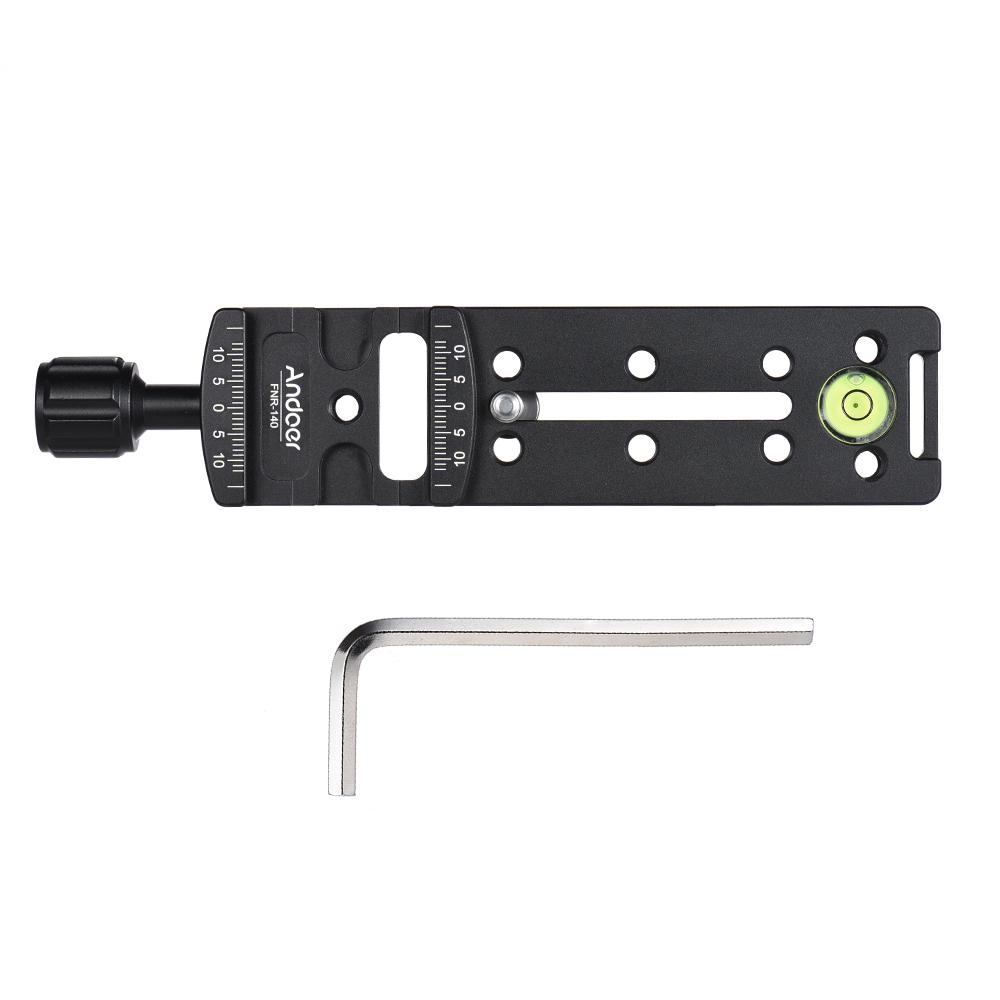 Piastra A Sgancio Rapido Per Fotocamera 30 Cm – Slitta Scorrevole In Lega Di Alluminio, Compatibile Arca-Swiss, Con Fori 1/4 E 3/8, Per Treppiedi E DSLR
