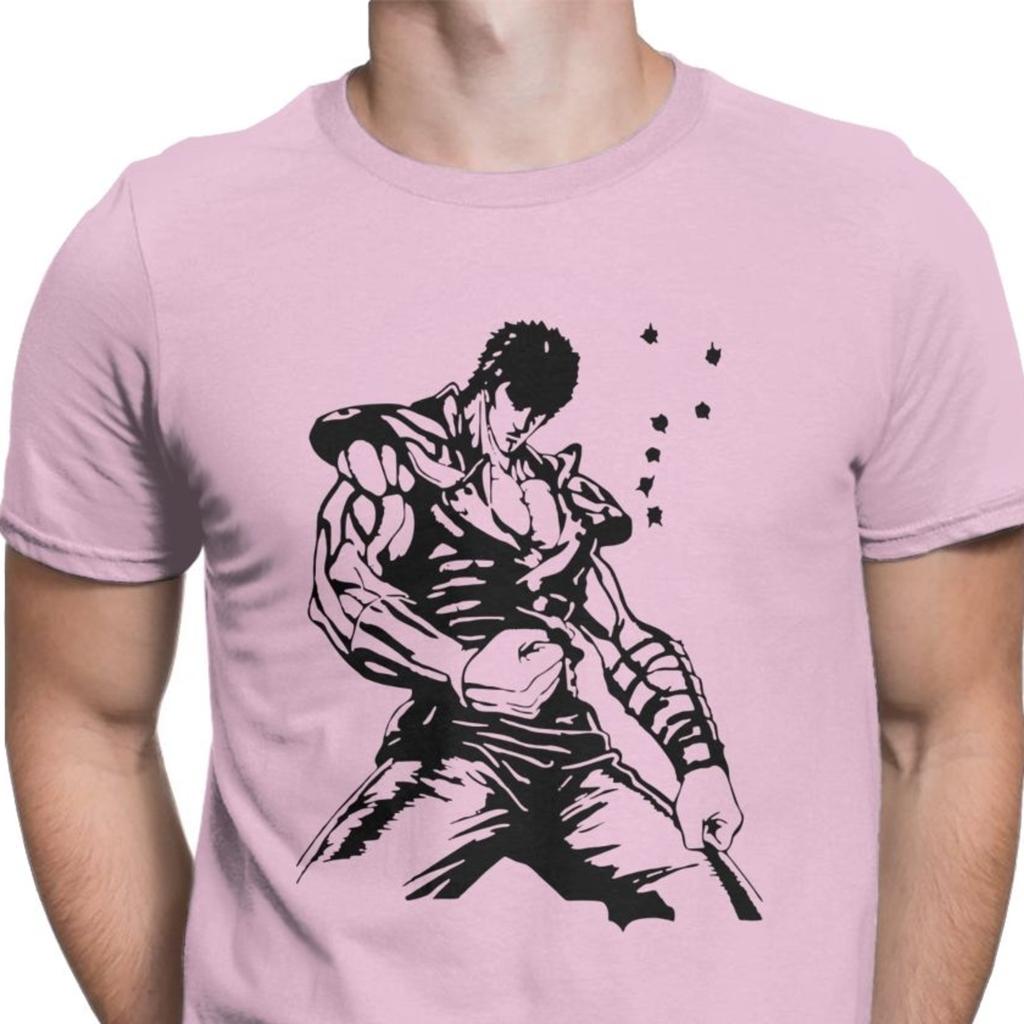 Kenshiro Hokuto No Ken T-Shirt Herren Fist of the North Star Mode Baumwoll-T-Shirts T-Shirts Camisas Hombre