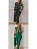 Spring Sweet Style Women's Polyester Long Sleeve Fashion Casual Set (No Jacket)