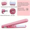 1PC Mini Hair Straightener Cartoon Curling Straight Hair Dual Purpose Clipboard Portable Curling Iron