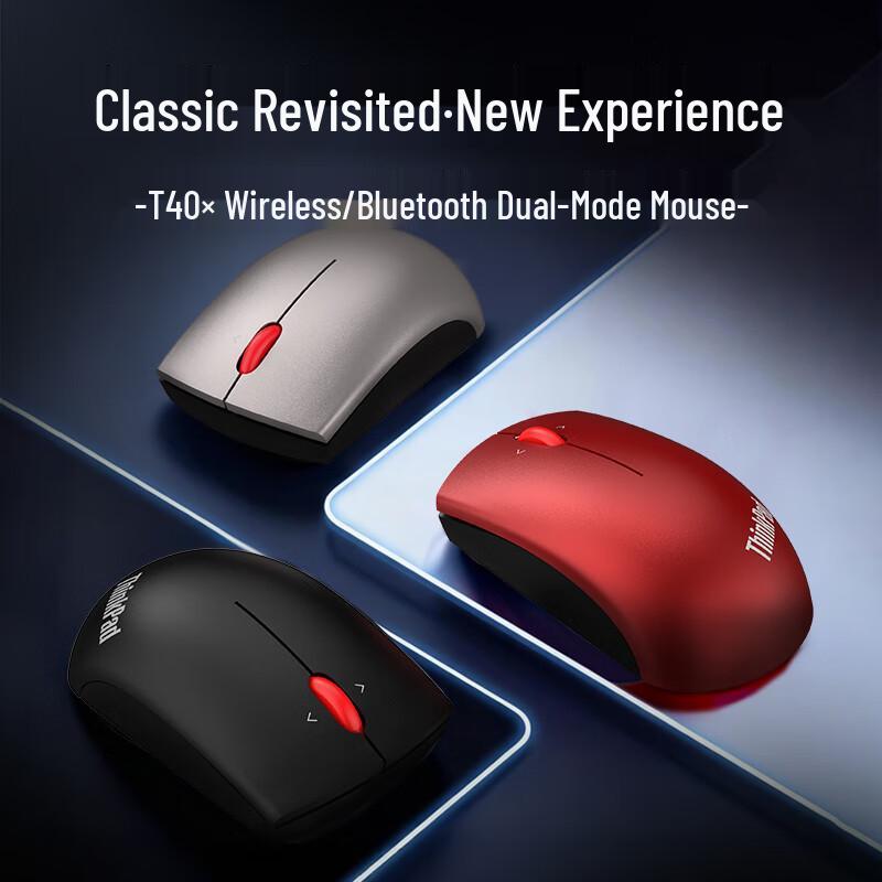 

ThinkPlus ThinkPad Classic Red Dot Wireless Mouse
