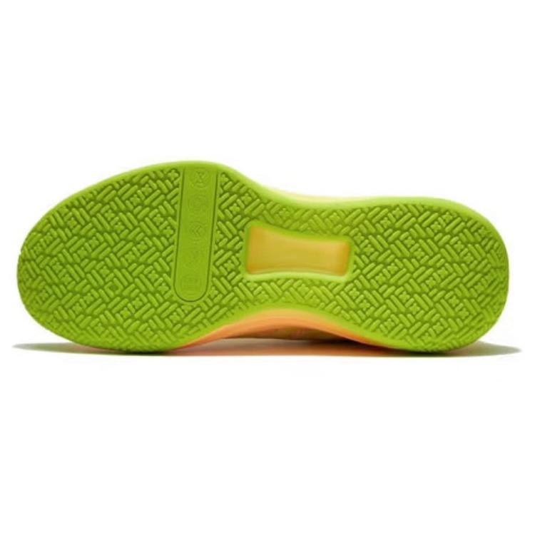 New LINING Liren 2 Low Basketball Shoes Men Low Top Neon Gel Yellow/Fluorescent Alpha Hydroxy Acids Green ABAS039-2