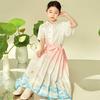 Girls' Phoenix Pony Embroidered Hanfu Style Skirt Set