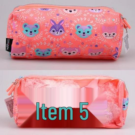 Smiggle Australia Large Cartoon Pencil Case for Primary & Secondary Students
