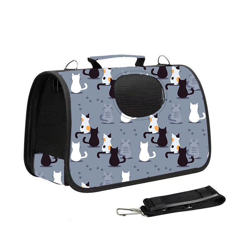 

Pet bag, portable cat bag, foldable, breathable, car mounted, pet outdoor cage, large capacity M