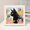 High-End Diamond Painting Diy Van Gogh Starry Sky Cat Creative Handmade Toy Table Decoration Diamond Painting With Frame
