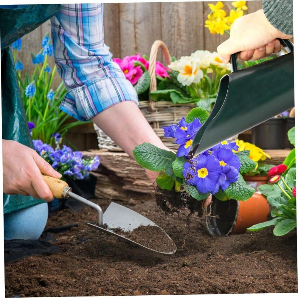 Professional Wear Resistant Garden Soil Scoop Multi-Function Digging Up Soil Shovel Mini Scoop Cultivation
