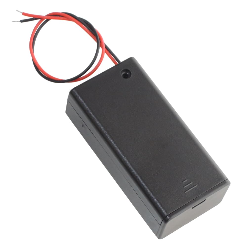 KAUMO Battery Box (9V Square Battery X 1) Battery Case