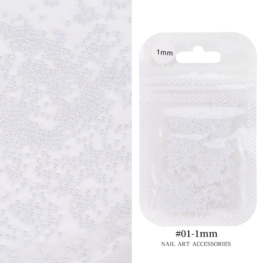 

Маленькая упаковка Жемчуг для нейл-арта Разноразмерный Маленький жемчуг Круглый жемчуг Ювелирные изделия для нейл-арта Акцент Полный круглый жемчуг Непористый