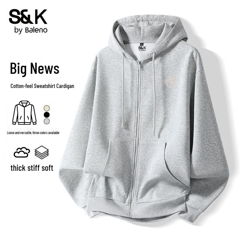 Baleno S&K Series Men's Heavyweight Hooded Zip-Up Jacket