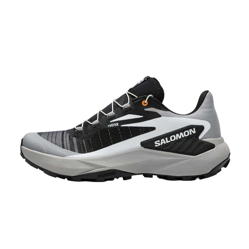 Salomon Genesis Versatile Comfortable Fabric Durable Lightweight Breathable Support Low-Top Trail Running Shoes Men sneaker Black Gray 478076