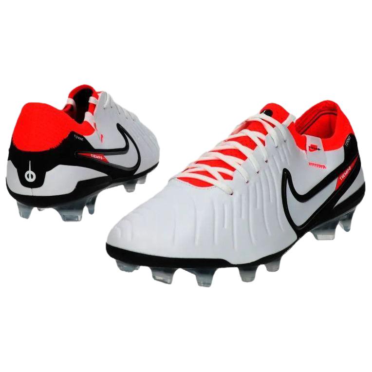 Nike Tiempo Legend 10 Soccer Shoes Men's White Black Red FN7276-100