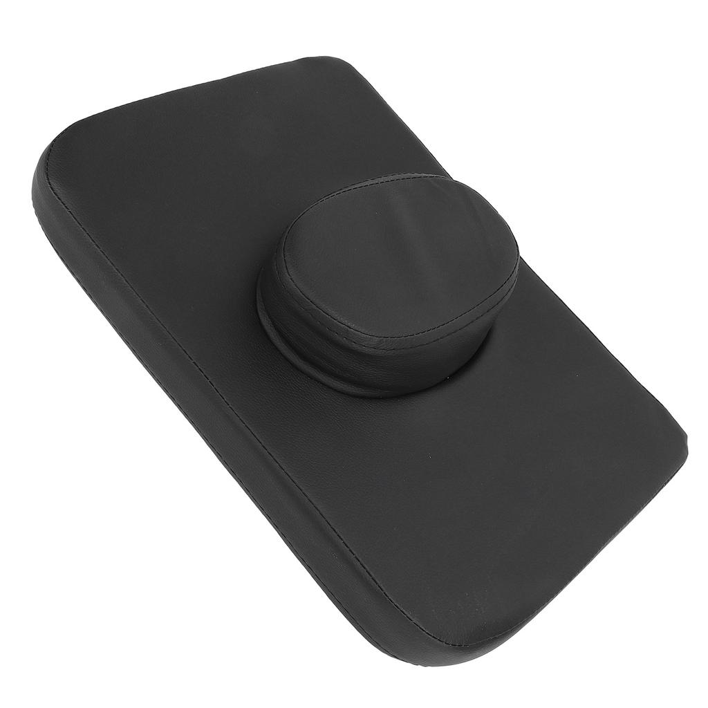Massage Table Face Cushion Universal PU Leather Square Massage Face Pillow Headrest for Massage Spa Bed Black