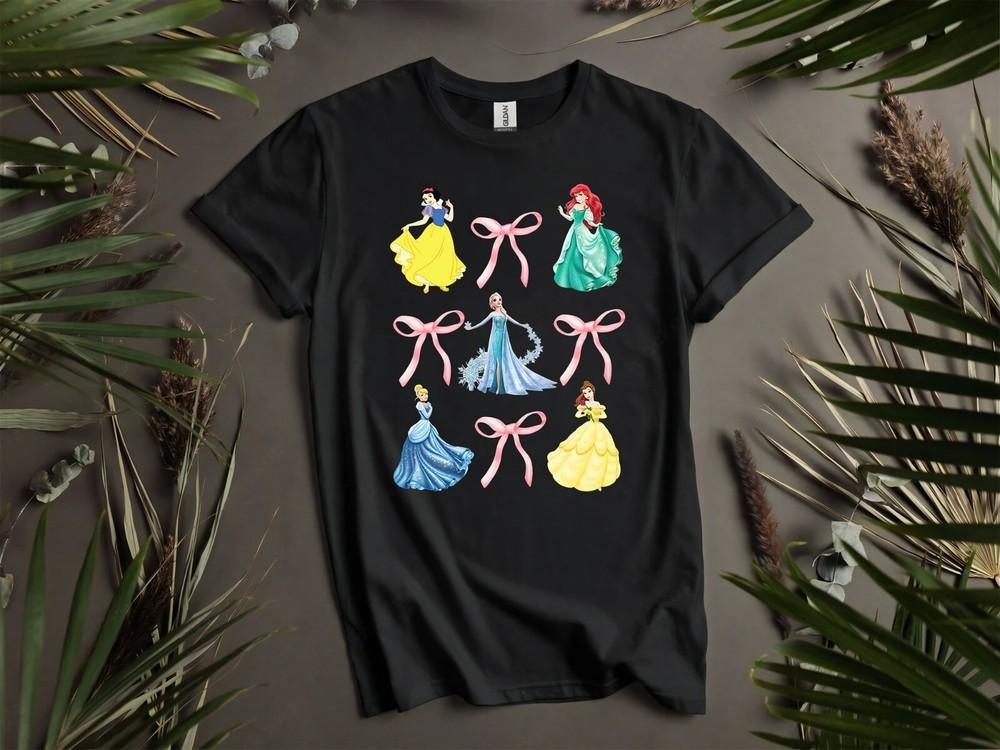 

Disneyland Princess Bow Matching Girls Hoodie Tshirt Men Women Unisex AD643 4XL