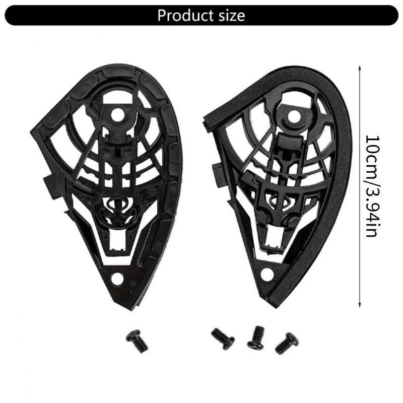 Para Osłony Twarzy Osłony Przeciwwiatrowe Podstawa ze Śrubą Akcesorium do Kasków Motocyklowych dla Kasków K3 K4 Podstawa Płyty Akcesoriów Osłon