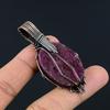 Ruby Pendant Gemstone Jewelry, 999 Copper Wire Wrapped Handmade Pendant, Latest Design Jewelry