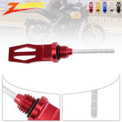 Motorcycle Oil Level For GY6 Engine Oil Dipstick with O Ring CNC Aluminum ATV Quad Scooters Universal Replacement Accessories