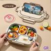 Stainless Steel Insulated Lunch Box for Kids Adults Bento Microwave Safe